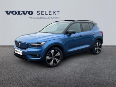 Voir le détail de l'offre de cette VOLVO XC40 P8 AWD 408ch R-Design EDT de 2020 en vente à partir de 363.56 €  / mois