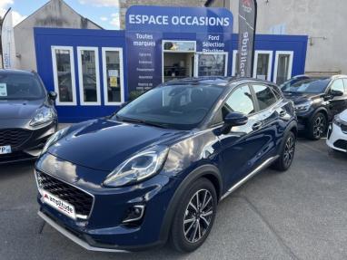 Voir le détail de l'offre de cette FORD Puma 1.0 EcoBoost 125ch S&S mHEV Titanium Powershift de 2022 en vente à partir de 197.97 €  / mois