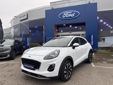 Voir le détail de l'offre de cette FORD Puma 1.0 Flexifuel 125ch S&S mHEV Titanium de 2023 en vente à partir de 206.12 €  / mois